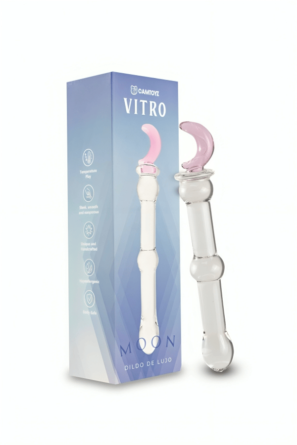 Dildo consolador de vidrio