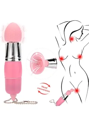 Mini Vibrador Succionador Femenino